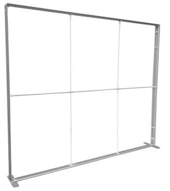 LED-Aufsteller 300x250cm mobil in box 