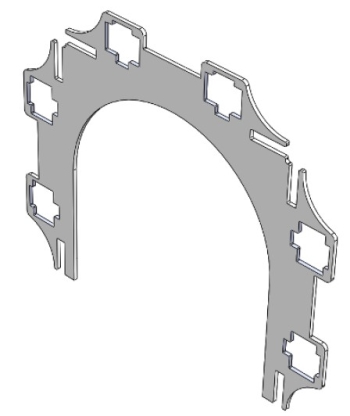 Verbindungsblech T-Form